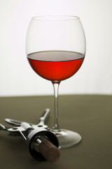 Calice di vino rosso