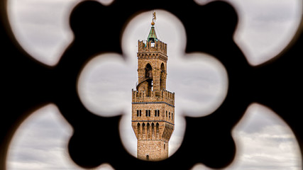 Tower of Palazzo Vecchio, Florence, Italy