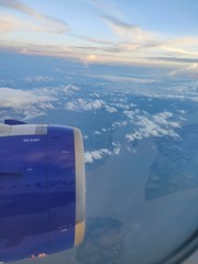 view from air plane window