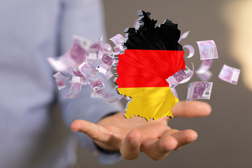 Corona- Hilfe, Geld Deutschland.