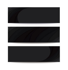 black curve template background vector illustration EPS10