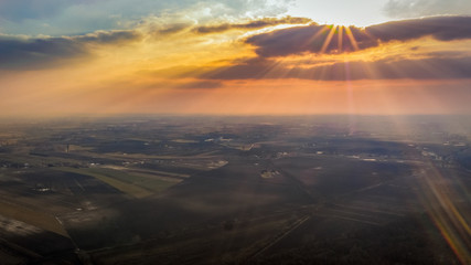 Sunset in Poland, Mazovia © Marcin Ziółkowski