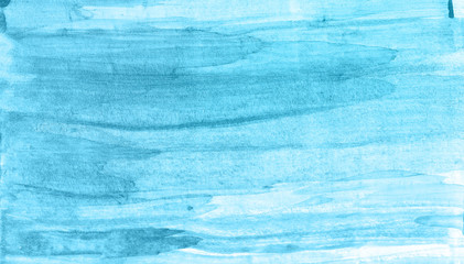 Fototapeta na wymiar blue watercolor background