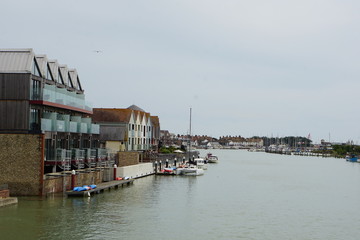 Fototapeta premium Littlehampton marina, Sussex, UK, August 2019