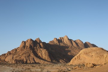 Fototapeta na wymiar Paysages Spitzkoppe Namibie