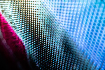 CloseUp LED blurred screen. LED soft focus background. abstract background ideal for design.