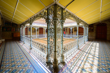 Beautiful interior view of Bangalore Palace