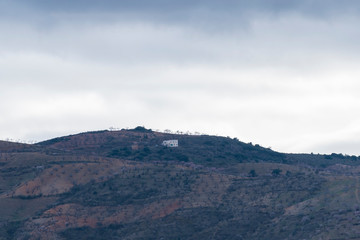 Obraz premium clouds over the mountains of the Alpujarra (Spain)