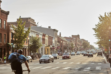 street in the city