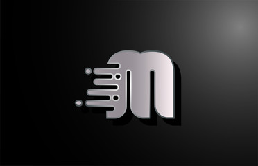 M letter logo icon for business and company