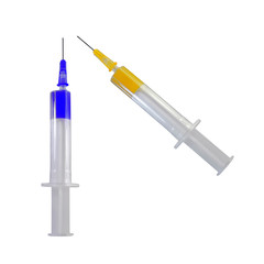 Two syringes