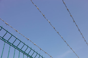 Metal barbed wire