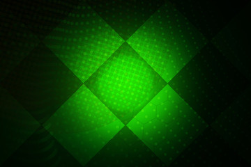 Obraz premium abstract, green, design, wallpaper, pattern, light, black, blue, technology, space, wave, grid, texture, backdrop, motion, fractal, web, line, template, element, concept, science, illustration, art