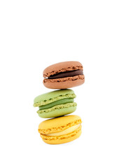 Three colorful macarons - Vertical