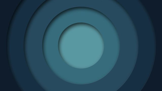 abstract logo promo pattern of circles with the effect of displacement blue clean rings animation abstract background for business presentation seamless loop 4k  render