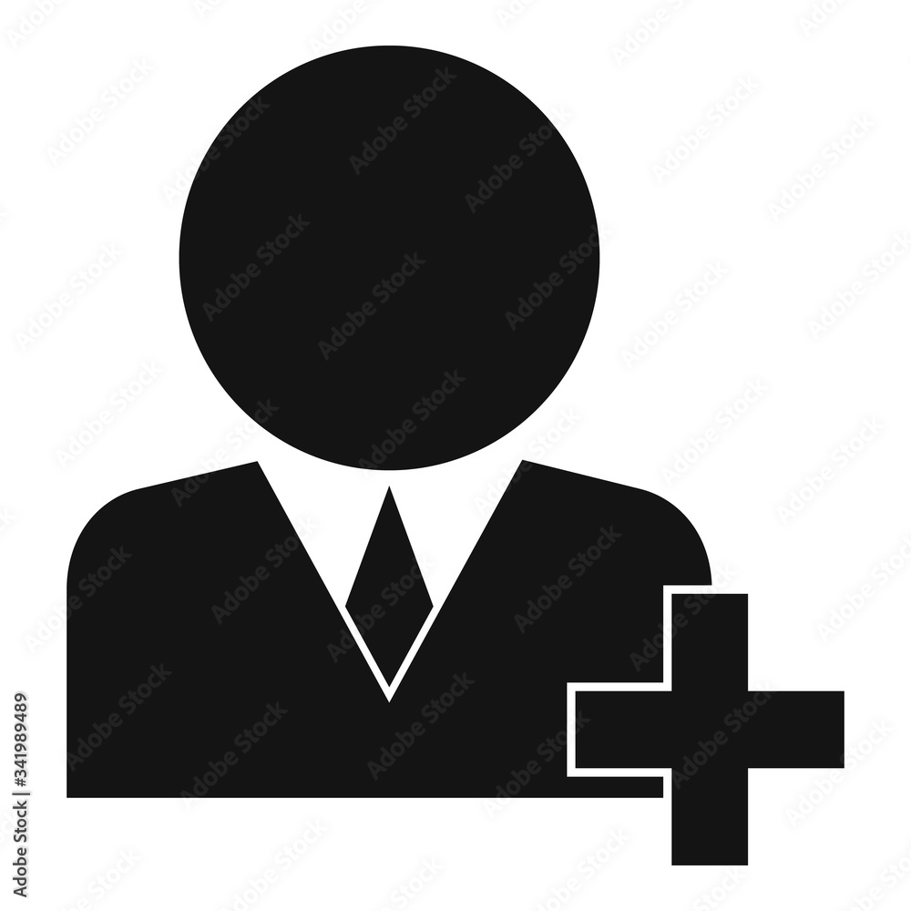 Poster business referral program icon. simple illustration of business referral program vector icon for web