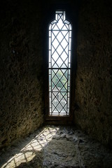 Castle window, Arundel castle, West Sussex, August 2019
