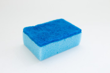 sponges for washing dishes on a white background