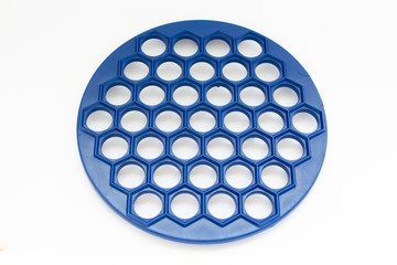 dumpling mold on a white background
