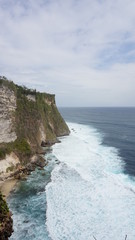 Temple of Pura Luhur Uluwatu. Ocean views