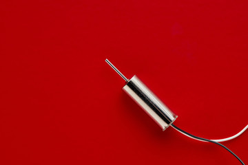 Miniature electric motor. toy drive, aircraft modeling.