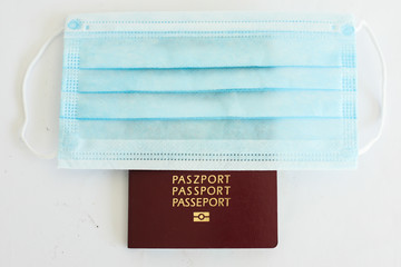Close up of Poland Passport