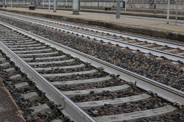 Empty railway truck