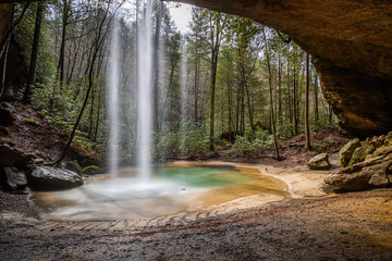 Waterfall in Forest Copperas Falls