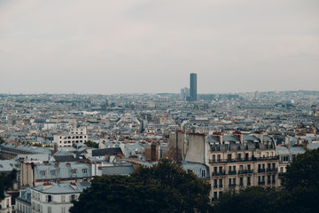 Obraz premium View of Paris with Montparnasse