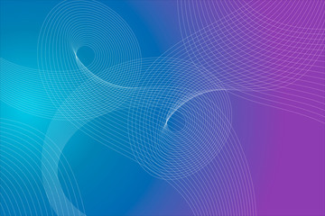 abstract blue and viollet cirved lines wallpaper background