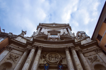 Santi Luca e Martina is a church in Rome, Italy, situated between the Roman Forum and the Forum of Caesar and close to the Arch of Septimus Severus. 