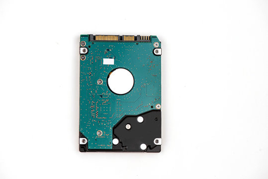 hard disk close-up. spare carry information