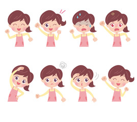 cute type nursery teacher_emotion