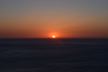 Zachód słońca nad Morzem Śródziemnym na Majorce