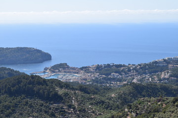 Widok z Majorki na Morze Śródziemne