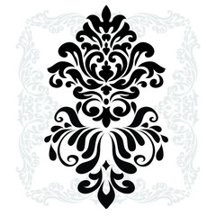 Vintage baroque frame scroll ornament engraving border floral retro pattern antique style acanthus foliage swirl decorative design element filigree calligraphy.