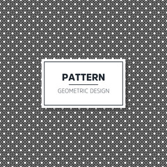 Seamless geometric black and white pattern