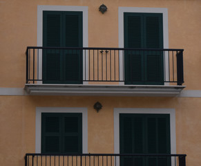 Fasada budynku na Majorce