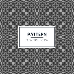 Seamless geometric black and white pattern