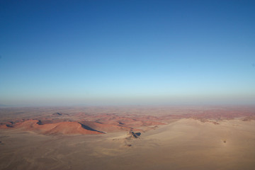 Sand dunes in the desert