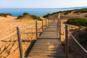 Obraz premium Spiaggia di Scivu beach