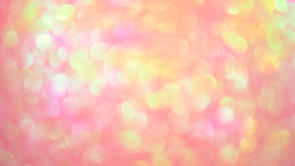 Colorful Bokeh, pink, gold, orange