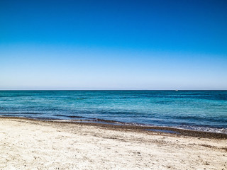 Fototapeta na wymiar Beach in Vada, Italy.