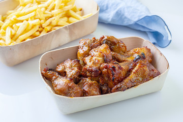 Hot buffalo wings