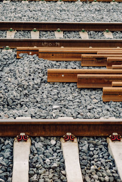 Verlegen neuer Schienen