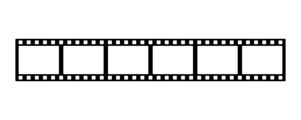 Film strip line icon simple design