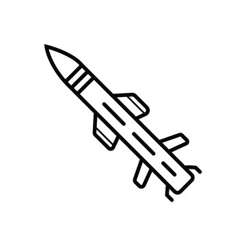 recommend clip art: Air bomb glyph icon, weapon and military, missile sign, vector