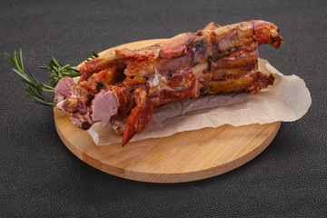 Smoked pork ribs