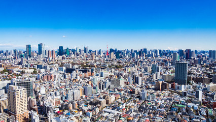 青空と東京シティビュー