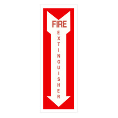 Fire Extinguisher Symbol Sign, Vector Illustration, Isolate On White Background Label.